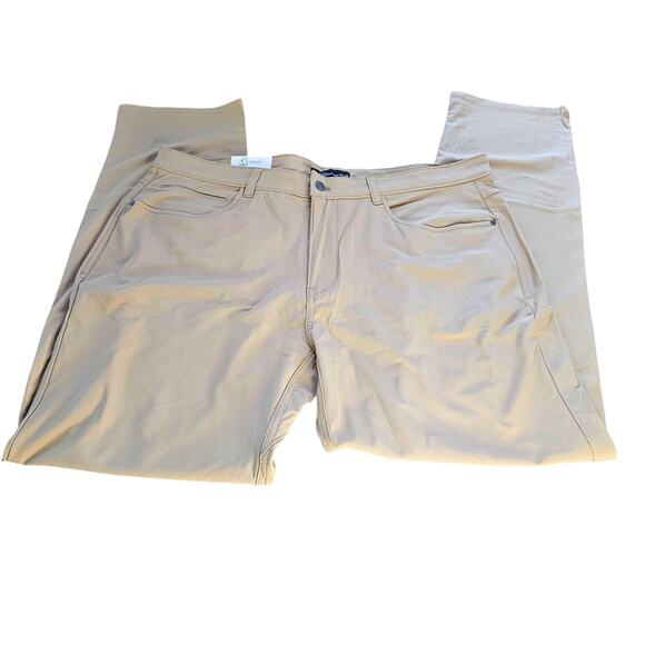 Mens Slim Fit Benton Stretch Performance Pant 5-pocket UPF 30 Men's Size 40x32 - Picture 3 of 10